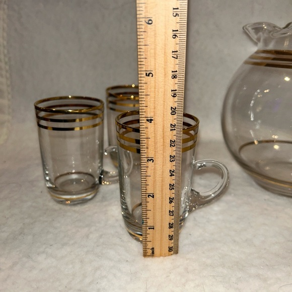 Mid century modern pitcher and glasses set - Picture 10 of 16